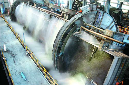 卸料翻車(chē)機干霧抑塵案例